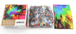 Agirlgle Jigsaw Puzzles 1000 Pieces for Adults for Kids, Color Challenge- 1000 Pieces Jigsaw Puzzles