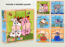 Load image into Gallery viewer, 70pcs Wooden Building Blocks Set