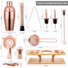 Load image into Gallery viewer, BIG SALE! 11-Piece Bartender Kit Cocktail Shaker Set, SHIP from U.S.