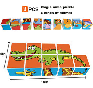 Magnetic 3D Puzzle Building Blocks
